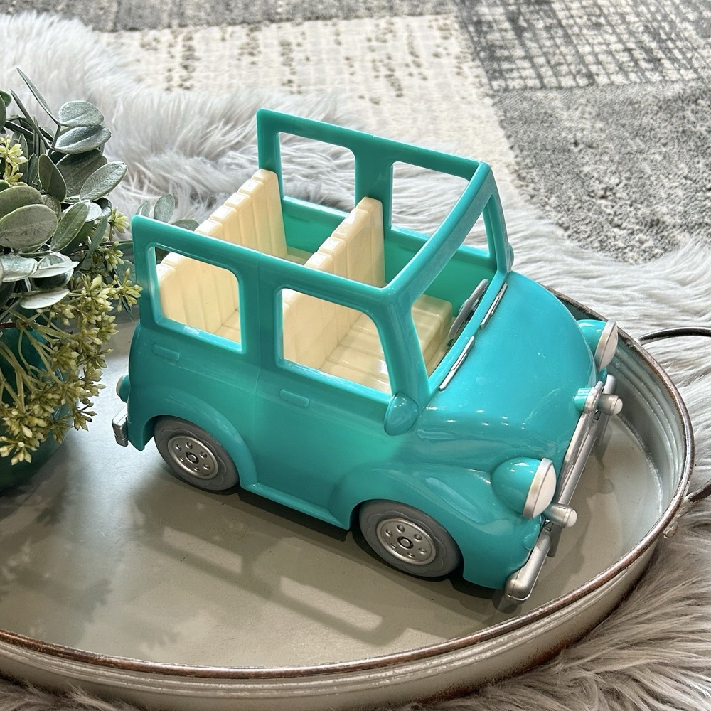 Li'l Woodzeez Teal Blue‎ Family Car Battat Breezy Buggy